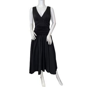 Max & Cleo, Black Cocktail Party Dress, Size 10, Stretch‎ and Layers of Tulle